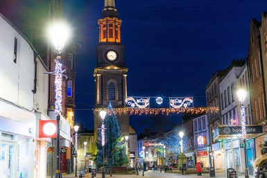 Falkirk town centre Christmas