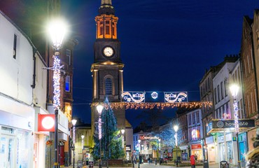 Falkirk town centre Christmas 
