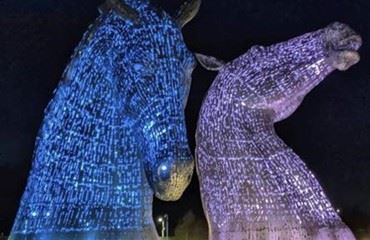 Baby Loss Awareness Wave of Light Service at The Kelpies