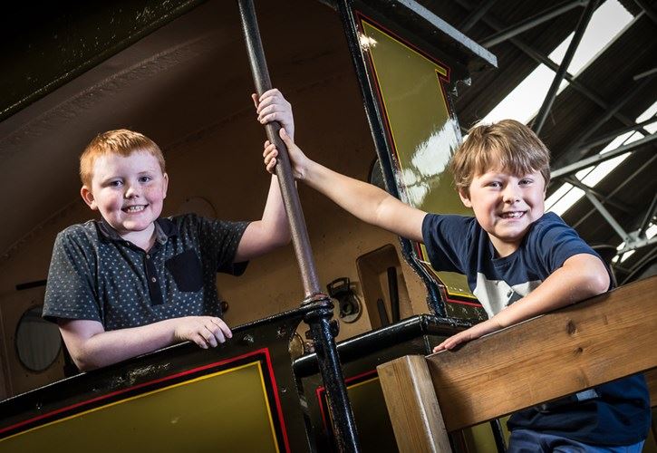 Museum of Scottish Railways, Bo'ness|Kids on Train|Museums in Falkirk