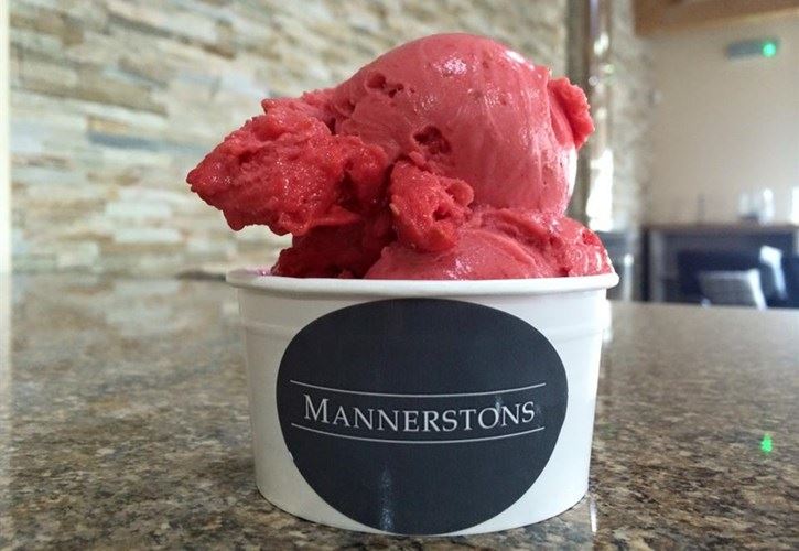 Mannerstons own range of ice-cream
