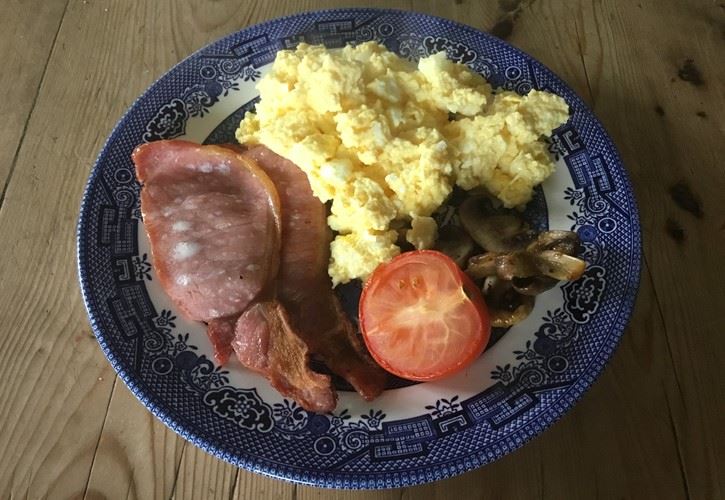 Woodcockfaulds House breakfast