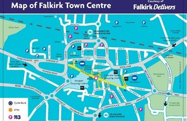 Falkirk Delivers Town Centre Map
