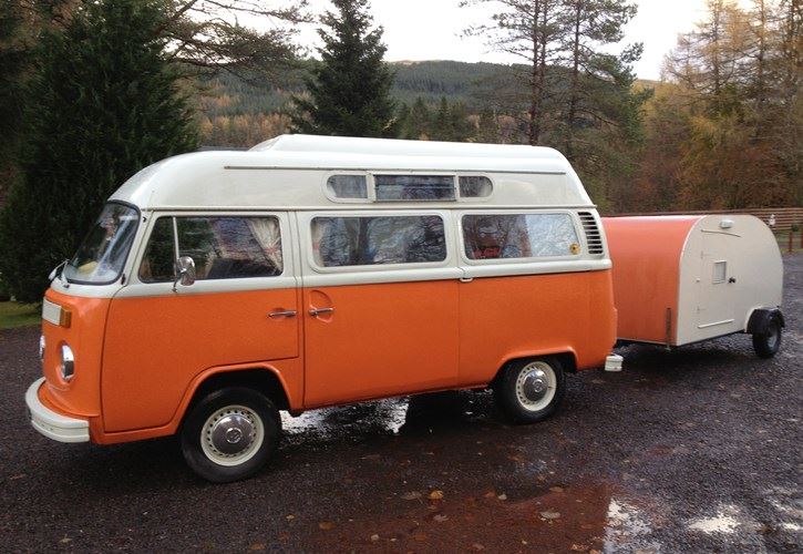 Vintage VW Campers, classic VW campervan hire, scotland